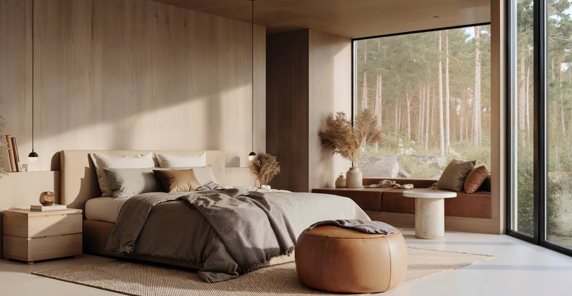 Modern Bedroom With Large Window Design Home Geneva Design Home Geneva