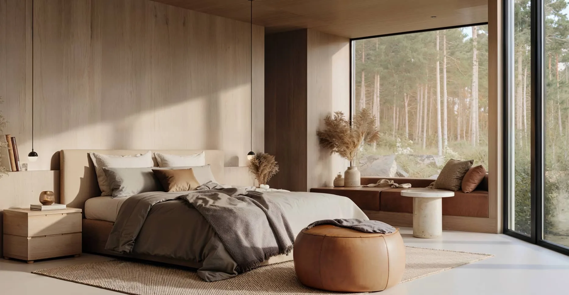 Modern Bedroom With Large Window Design Home Geneva Design Home Geneva